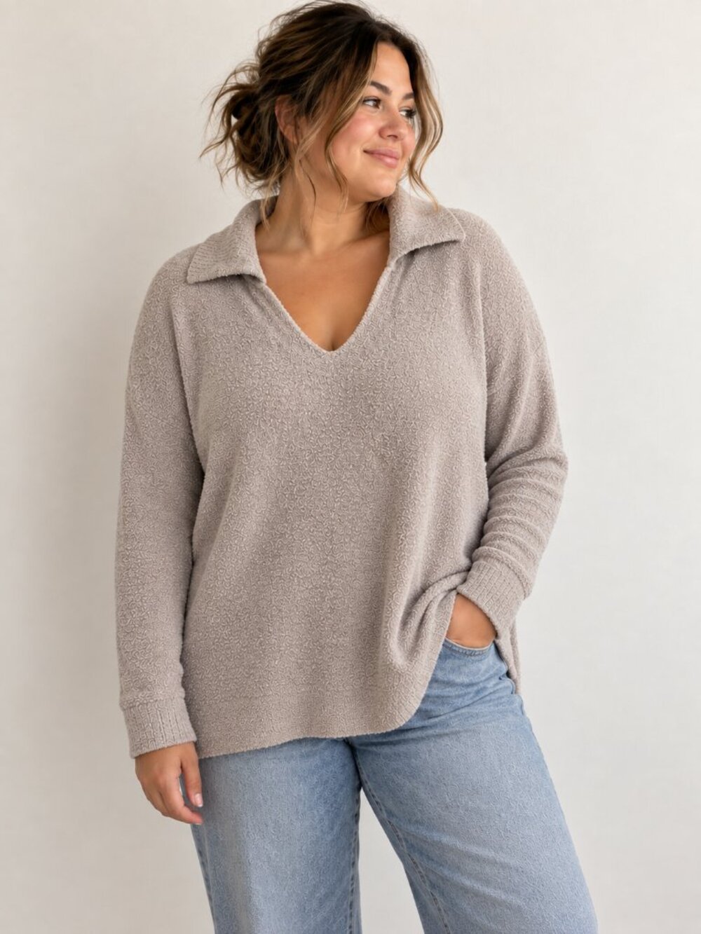 Barefoot Dreams CozyChic Lite Lounge Pullover Sweater